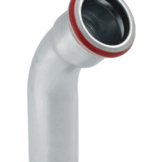 Geberit Mapress bøjning FZ 45° 22 mm med nippel