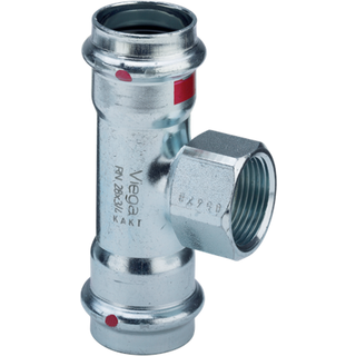 Viega Prestabo XL T-stykke 88,9 x 3/4" x 88,9 mm forzinket stål