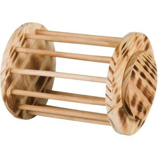 Trixie Hay manger with lid wood/flamed ø 15 × 19 cm