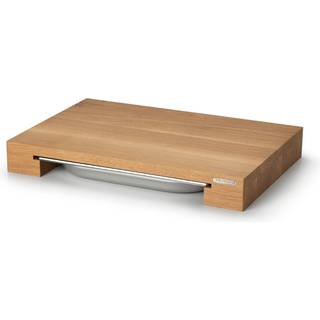 Skærebræt i eg med skuffe 39 x 27 cm