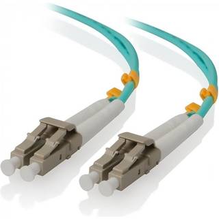 ALOGIC Glasfaserkabel LC-LC Multi Mode Duplex LSZH OM3 1.5m