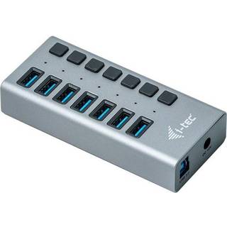 I-Tec USB 3.0 Charging HUB 7 port + Power Adapter 36 W USB hub - 7 ports - Grå