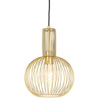 Design hængende lampe guld - Wire Whisk