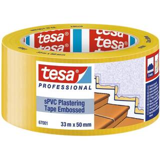 Tesa afdækningstape udendørs beskyttelsestape gul 33mx50mm