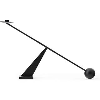 Audo Copenhagen - Interconnect Candle Holder Black - Lysestager og lanterner - Colin King Studio LLC - Sort