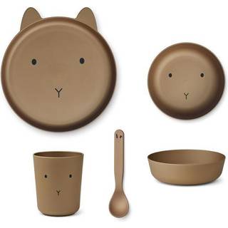 Liewood Rabbit Stormy Blue Servicesæt Brody (4-pak)