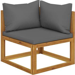 Hjørnedele Til Sofa Med Hynder - Creme / Hjørnesofa