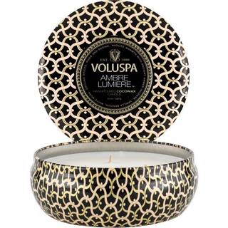 Voluspa Maison Blanc 3-wick Tin duftlys 40 timer Ambre Lumiere