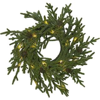 Star Trading - Wreath Lummer - 38 cm - Grøn
