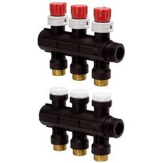 Uponor Pro 1" fordelerrør med 3 afgange