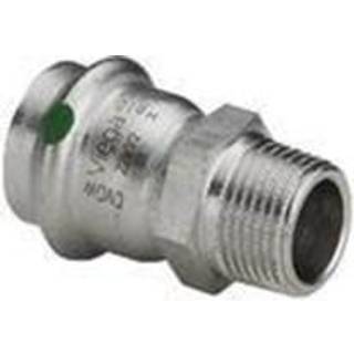 Viega Sanpress Inox overgang 42 mm x 1 1/2" rustfrit stål, 436551