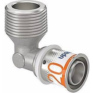 Uponor S-Press Plus 1896536 Vinkelovergang 90°, udvendigt gevind 20 x 20 mm