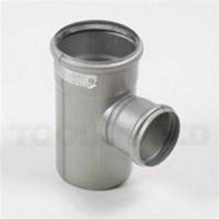 Blücher EuroPipe grenrør 87.5°. 110/75 mm. Rustfrit stål