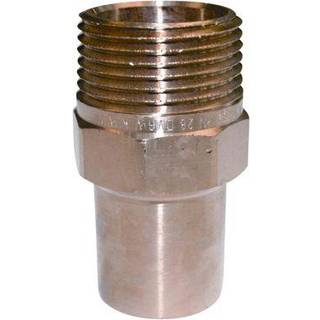 Viega Sanpress indstiksstykke 15 x 1/2" nippel/nippel rødgods