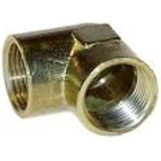 Vinkel 1/2" muffe/muffe messing