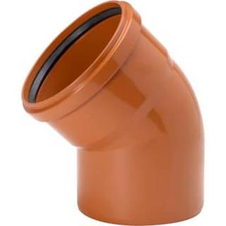 Uponor 200 mm 45 gr. PVC-kloakbøjning