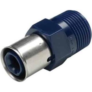 Wavin Tigris K1 press 50 mm x 1.1/2'' Overgang med nippel. Kun til U-bakker.