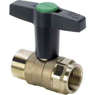 Viega Easytop kuglehane muffe/muffe 1" rødgods