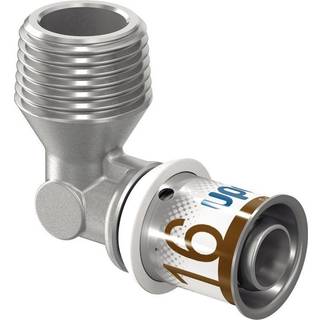 Uponor s-press plus presvinkel 90° muffe/nippel 25 mm x 1