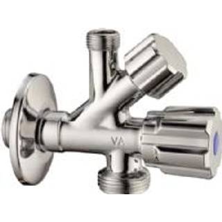 Stopventil 1/2x10 mm med Aftapventil T/vaskemaskine