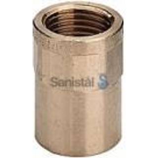 Viega Overgang muffe/muffe 15 mm x 3/4" rødgods