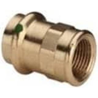 Viega Sanpress overgang 54 x 1 1/2" muffe/muffe rødgods