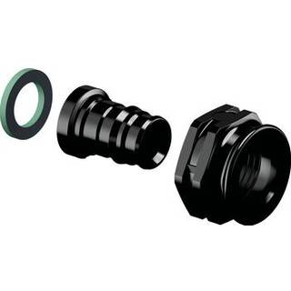 Uponor q&e overgang med omløber ppsu sort 16 mm x 12