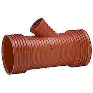 Uponor grenrør 45° 250/160mm for glat rør, Ultra Rib 2