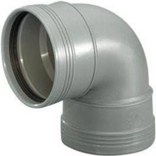 Wavin Wafix plus pp bøjning 88,5° x 50 mm grå