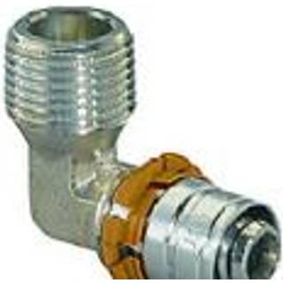 Uponor s-press plus presvinkel 90° muffe/nippel 16 mm x 12