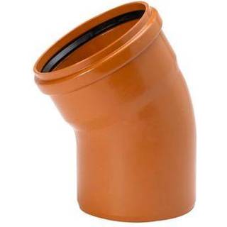 Uponor 200 mm 30 gr. PVC-kloakbøjning