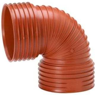 Uponor bøjning 90° 200mm m/2 muffer, Ultra Rib 2