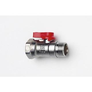 TA 400 kuglehane 1/2" rødt greb muffe/nippel