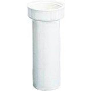 Dallmer PP tilslutningsrør med gevind, Ø40 mm x 1¼", hvid