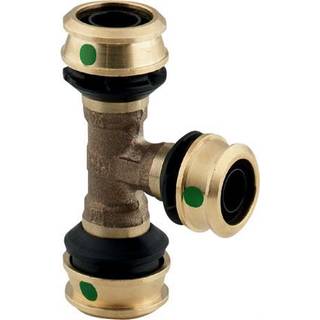 Viega Raxofix T-stykke 25 mm rødgods