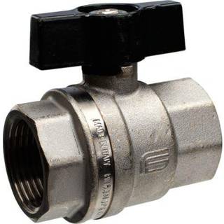 Mercury TEA 1/2'' kugleventil. Muffe-muffe med T-greb