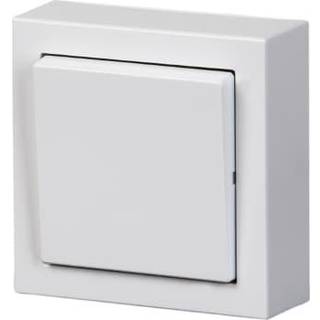 ABB udvendig trykkontakt 1p 10a hvid