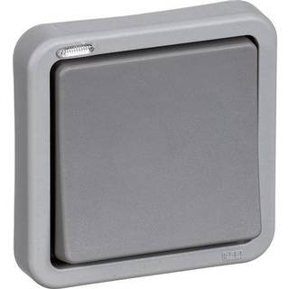 LK OPUS 74 Industri indsats afbryder korrespondance med 2 sløjfeklemmer og lampe 250 V, mørkegrå 522M3806