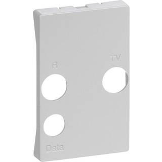 LK FUGA afdækning til antenneudtag TV, R og SAT T2 1½ modul, lysegrå
