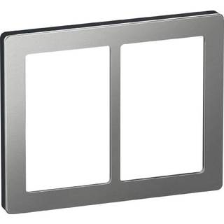 LK FUGA Pure 66 Design ramme 2x1,½ modul, stål