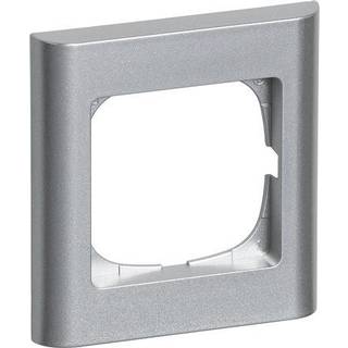 LK FUGA Softline 68 ramme 1 modul, stålmetallic