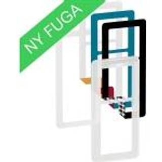 LK FUGA Choice Design ramme 2½ modul, frostet inkl. 6 farver