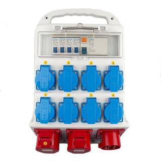 Byggepladstavle medium 16A, 10 udtag