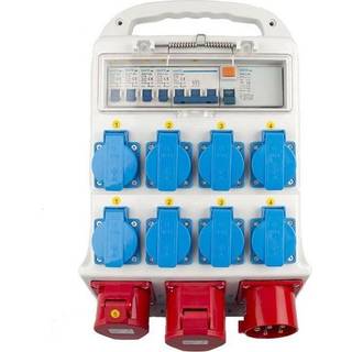 Byggepladstavle medium 32A, 10 udtag