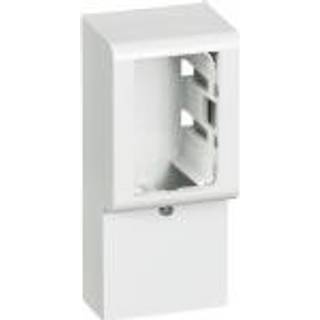 LK FUGA Softline panelunderlag 1½ modul 49 mm dybde, hvid