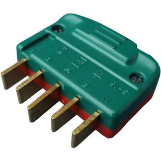 Stikprop s16 440v 3p+n+j lige. rød/grøn han