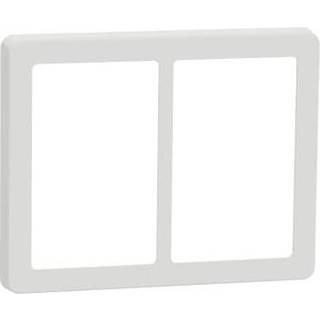 Lauritz Knudsen FUGA Base 63 designramme, hvid, 2 x 1,5 modul