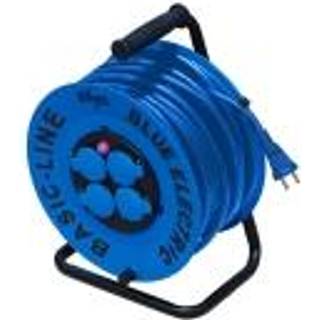Blue Electric kabeltromle 40 m/4 udtag 3x1,5mm2 KT40 thermosikring