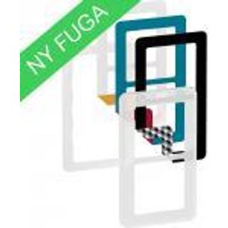 LK Fuga Choice design ramme - 2x1 modul - Frosted
