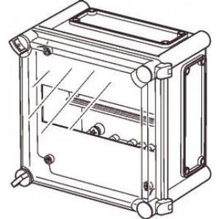 FIBOX DIN-skinnekasse HAHD-1 komplet